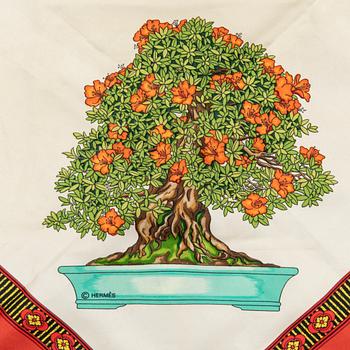 Hermès, scarf, "The Beautiful Days of Bonsai".
