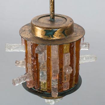 A MID 20TH CENTURY CEILING LAMP,