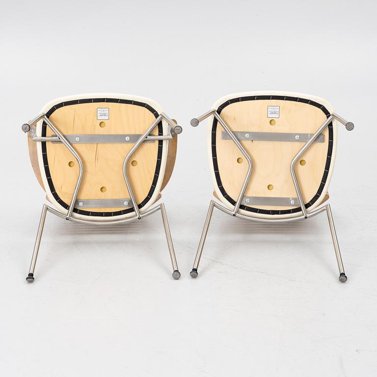 Henrik Lehm, 6 armchairs + 2 chairs, "Tiger", Naver Collection, Denmark.