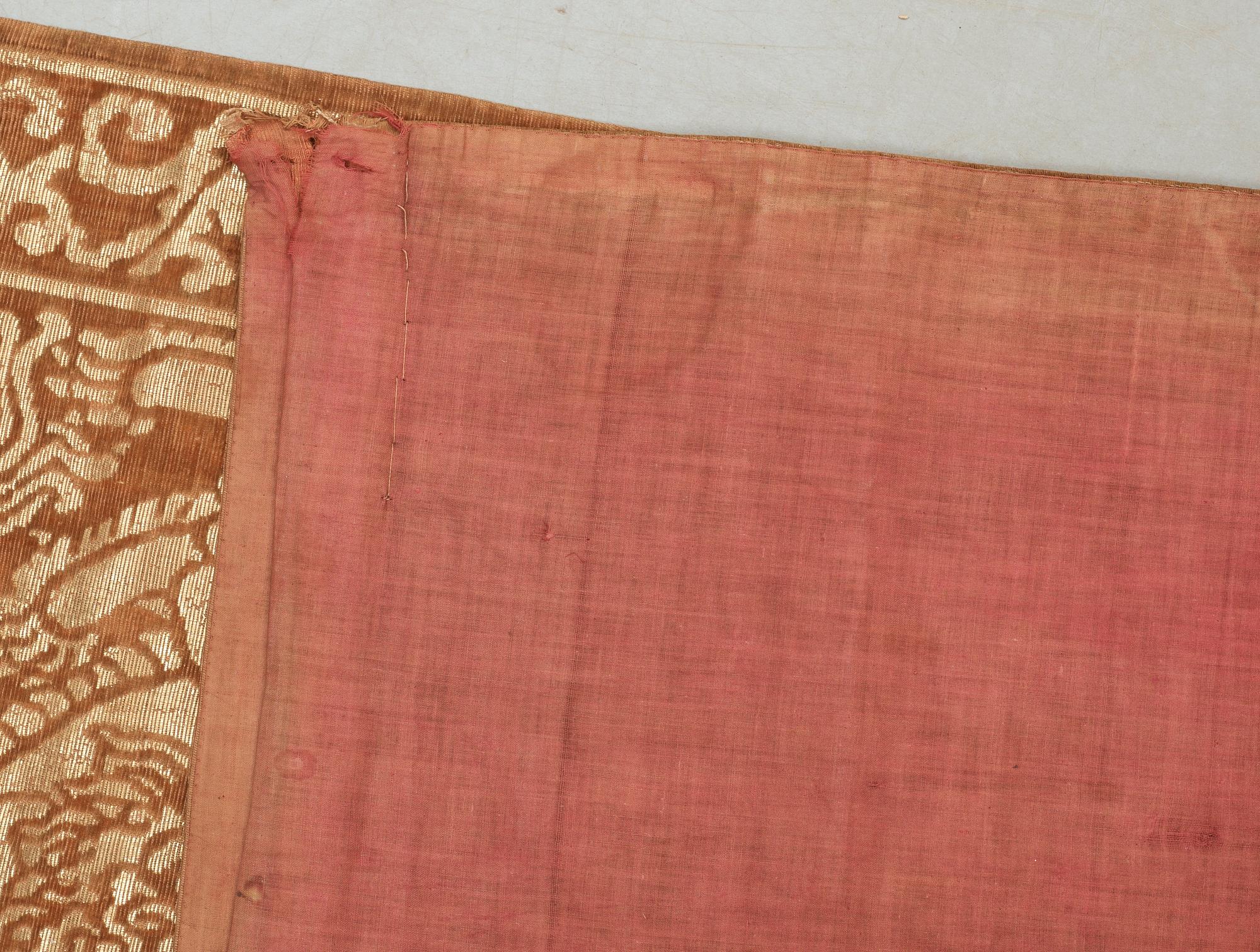 A set of four silk embroideries, Qing dynasty.