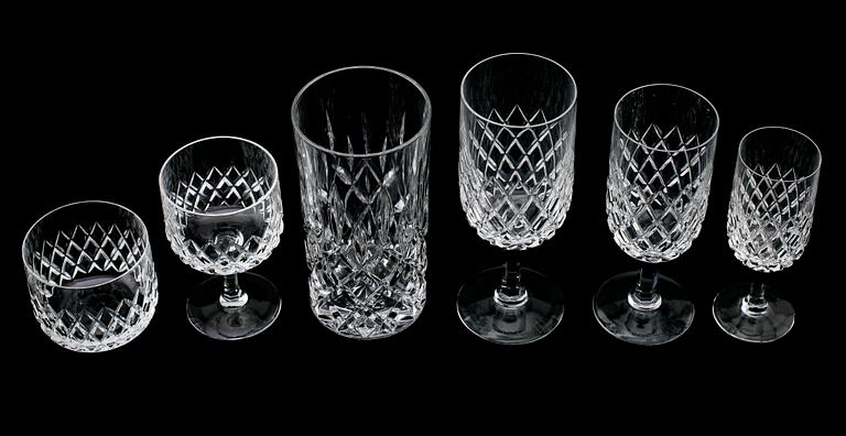 SERVISGLAS, 29 + 4 delar, 1900-talets andra hälft.