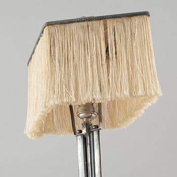 BORDSLAMPA, nysilver, 1910/20-tal.