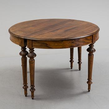 A late 19th century dining table.