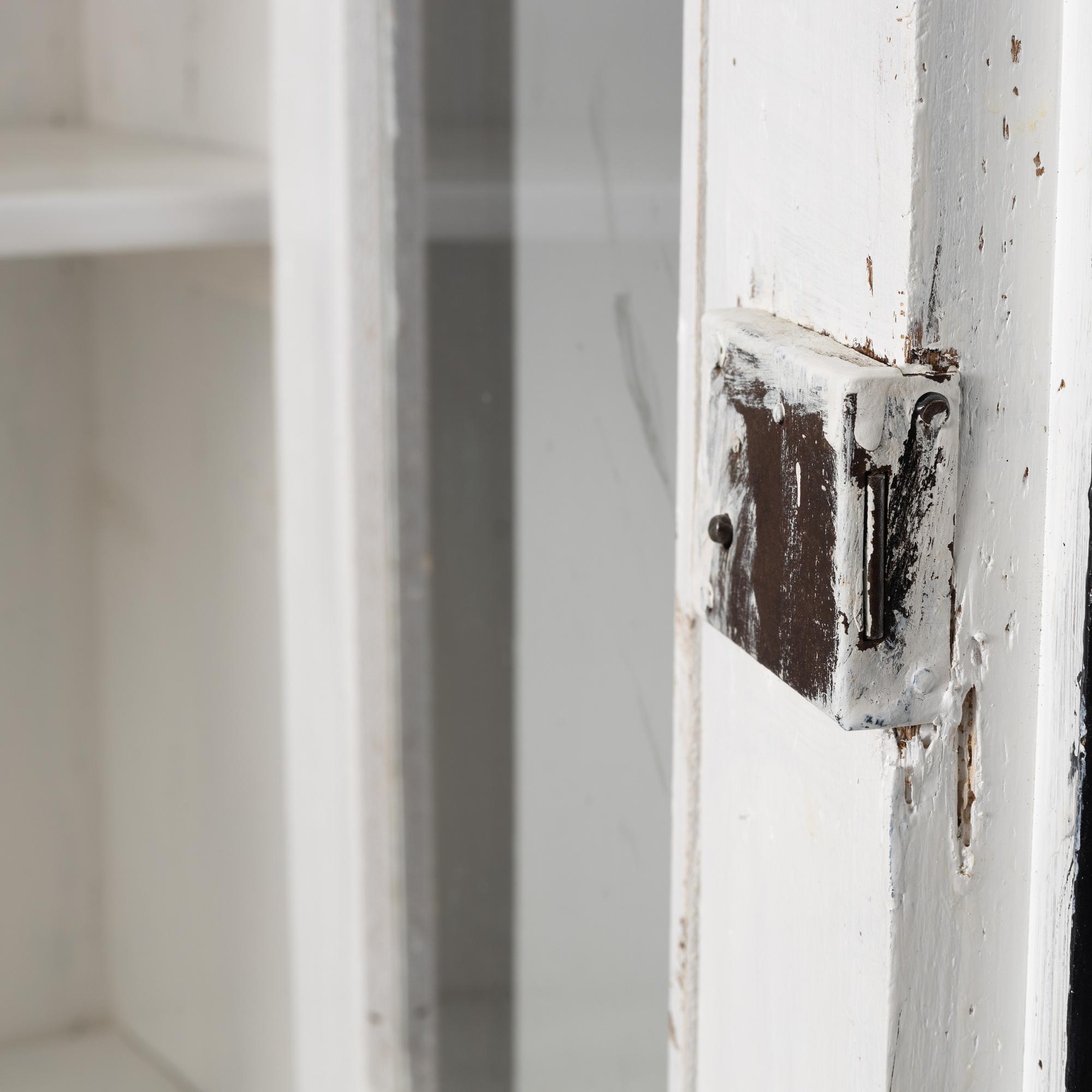 Display cabinet, circa 1900.