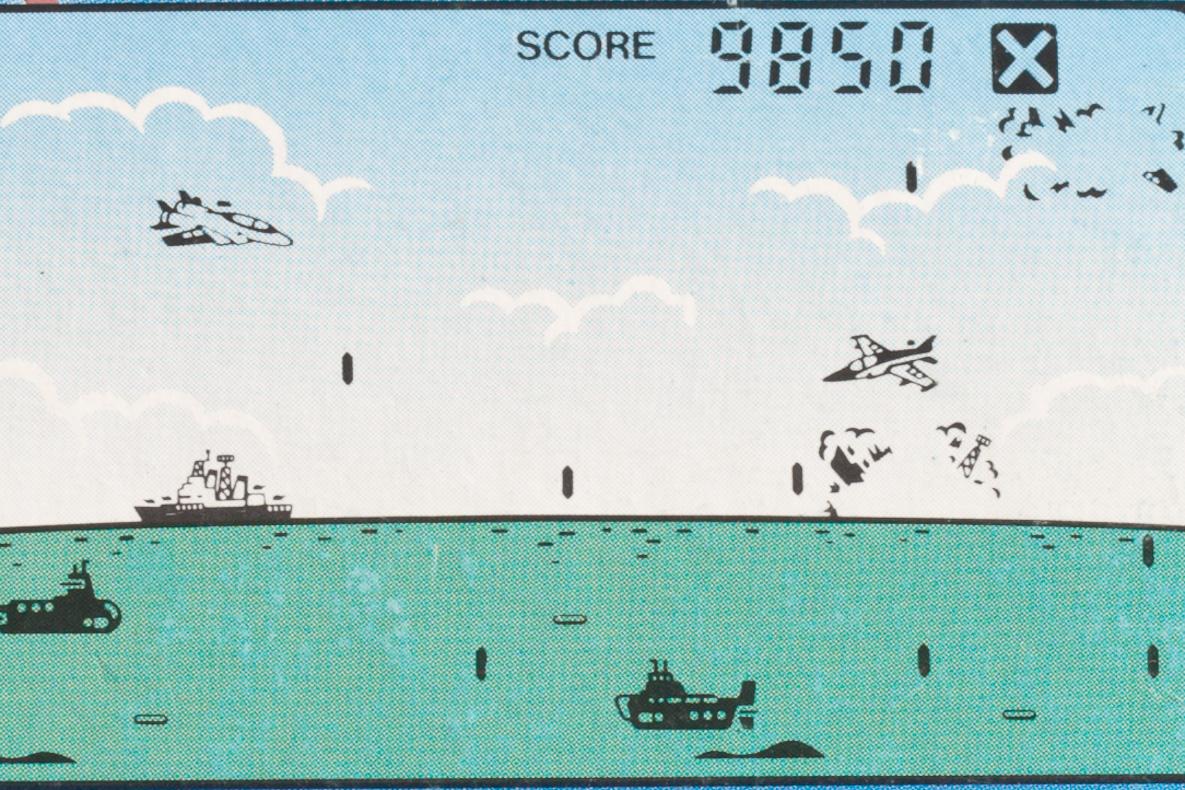 DATASPEL, 3 st, CASIO, bland annat Battle Field" CG-440. 1980-tal.