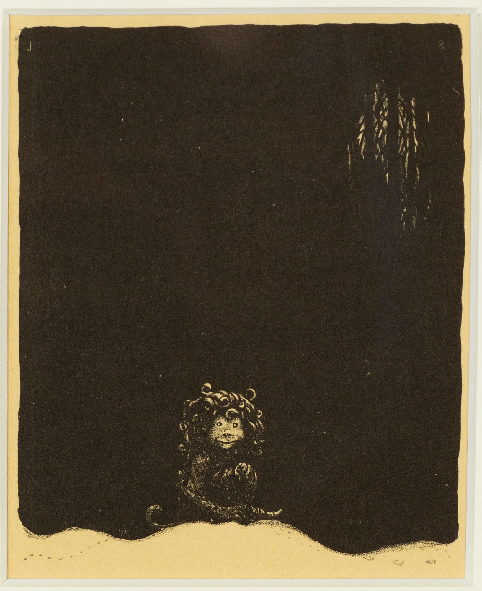 John Bauer, lithograph from "Troll", signed in the print.