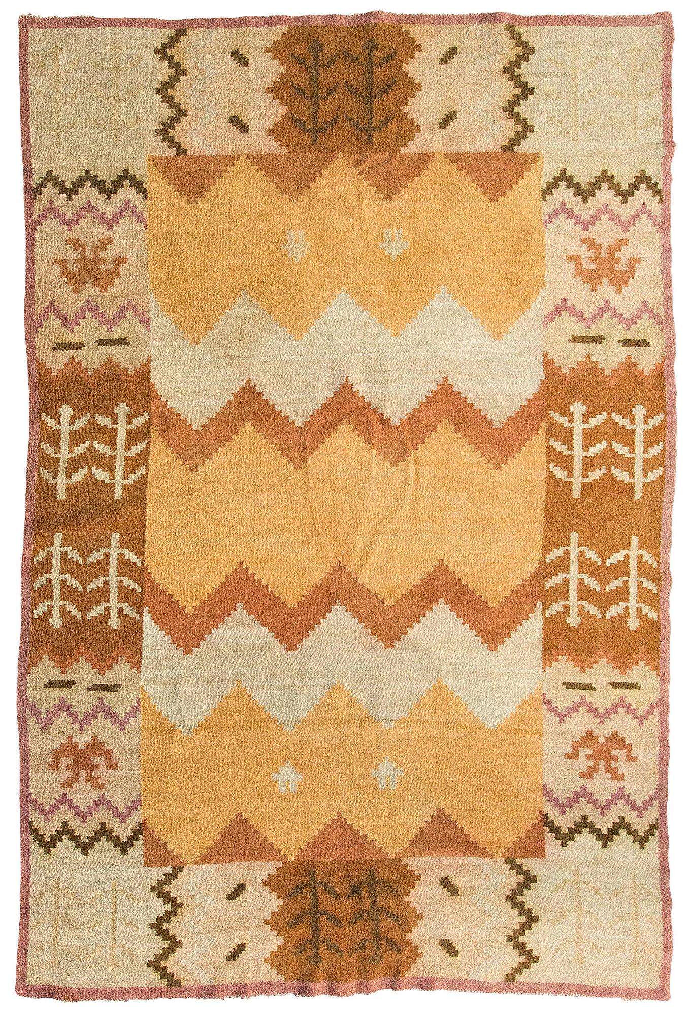Karvalankamatto, 1930-luku. Noin 204 x 307 cm.