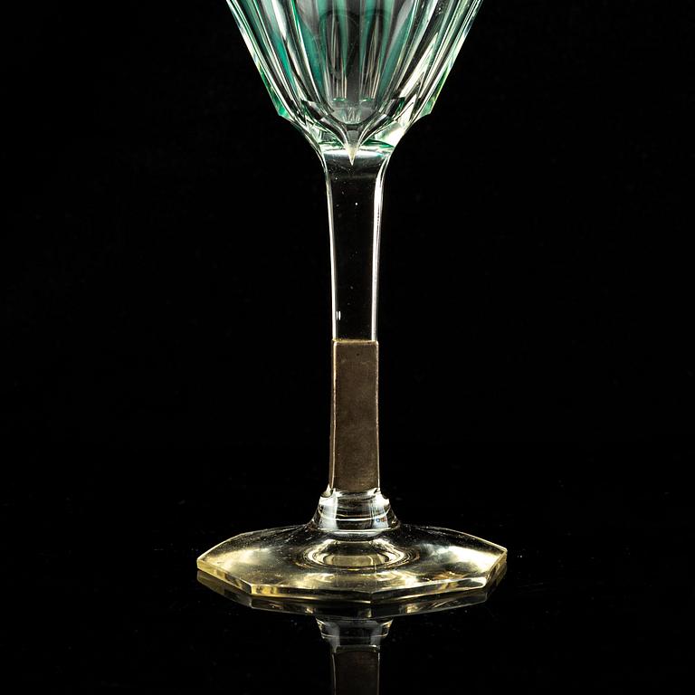 12 pcs of early 20th Century glasses.