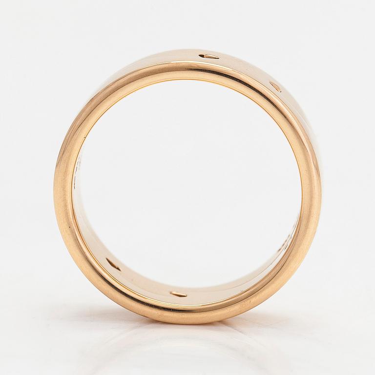 Georg Jensen, ring "Fusion", 2-delar, 18K roséguld.