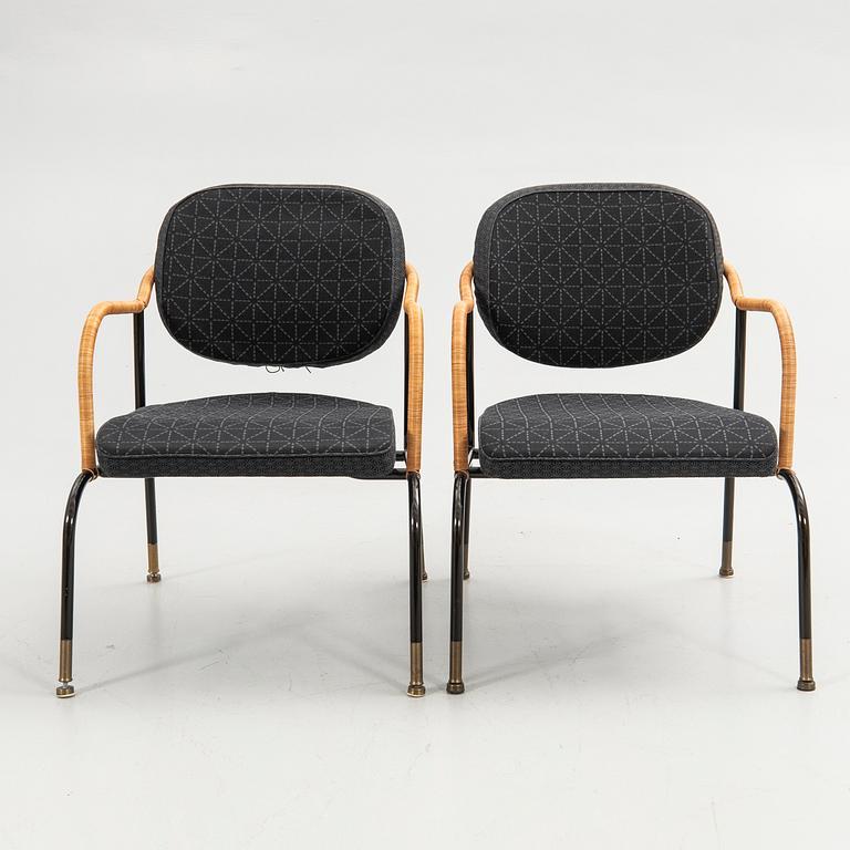 Mats Theselius, armchair, a pair, "Bamboo king", Källemo AB, Värnamo, 8/360 and 49/360.