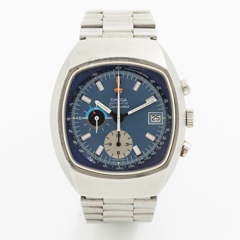 Omega, Seamaster, chronograph, 42 x 49 mm.