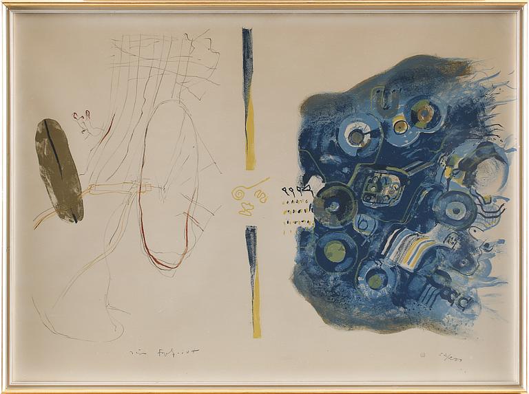 JÖRGEN FOGELQUIST, 2 st, färglitografier, signerade och numrerade 52/200.