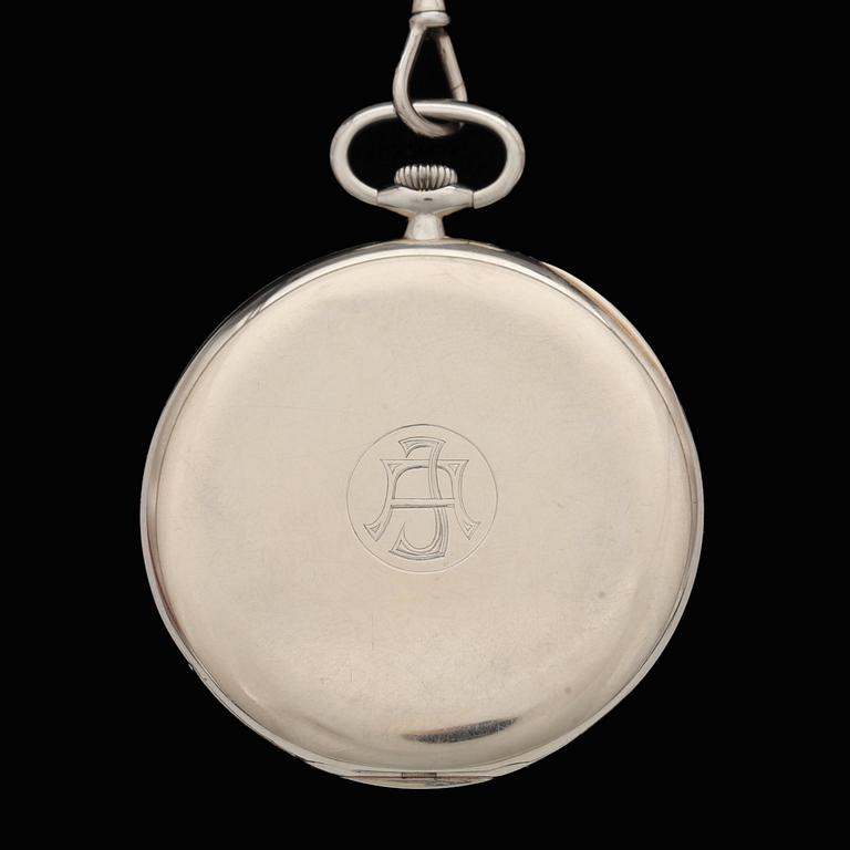 International Watch Company, Schaffhausen, IWC, Frackur, 18 vitguld, 1930-tal. Vikt ca 55 + 8 gram.