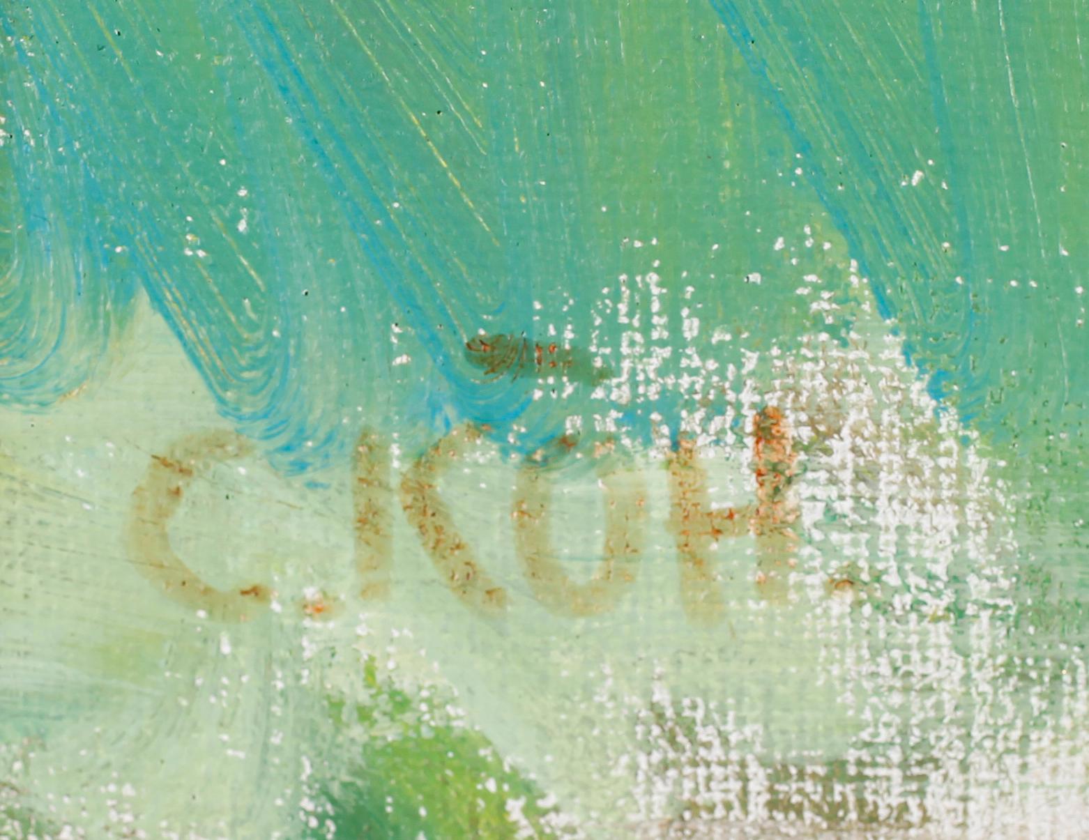 CARL KÖHLER, olja på duk, signerad.