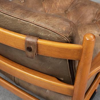 A pair of 'Läckö' easy chairs by Ingemar Thillmark, OPE.