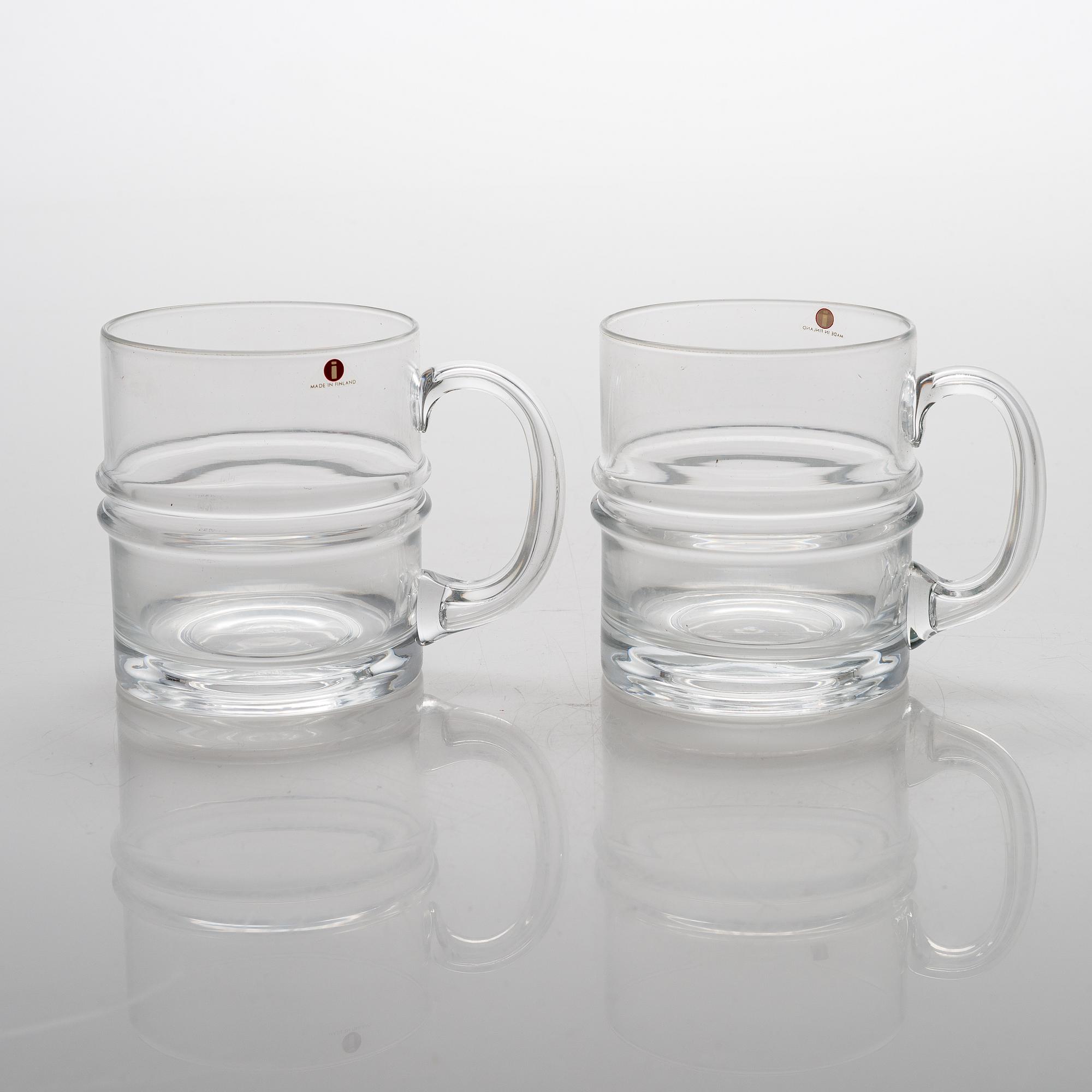 Timo Sarpaneva, ölstop, 28 st, "Droppring", 2054/55, Iittala, i originalaskar.