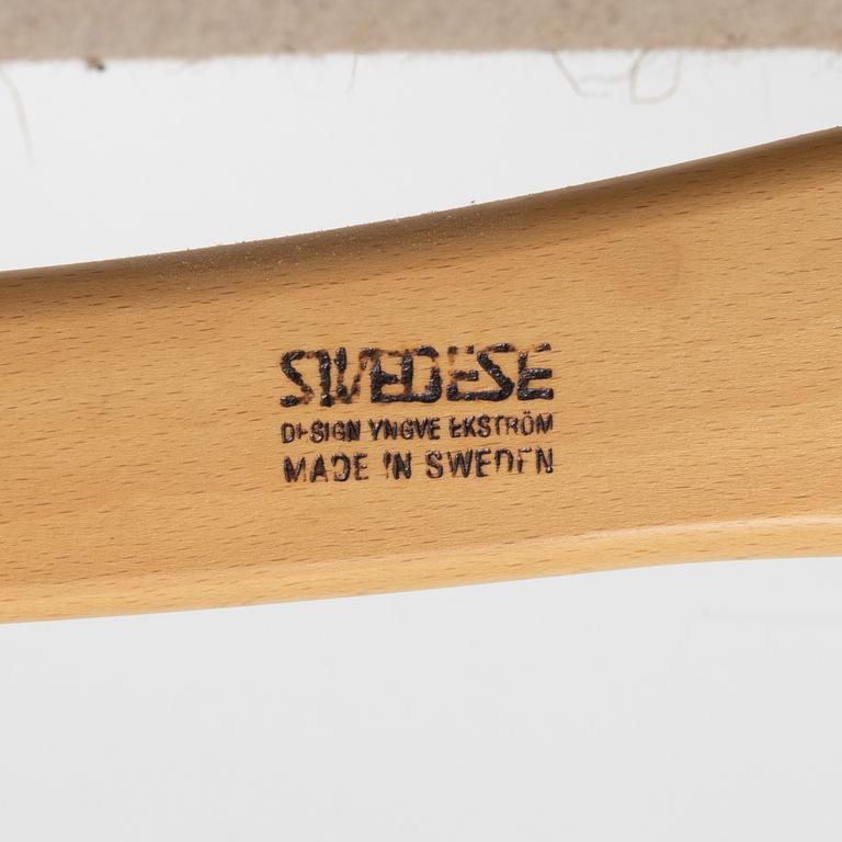 Yngve Ekström, fåtölj med fotpall, "Lamino", Swedese.