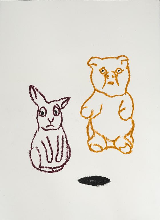 Marianne Lindberg De Geer, Pastel, "A Study in Aspects of Unhuman Sexual Expectations".