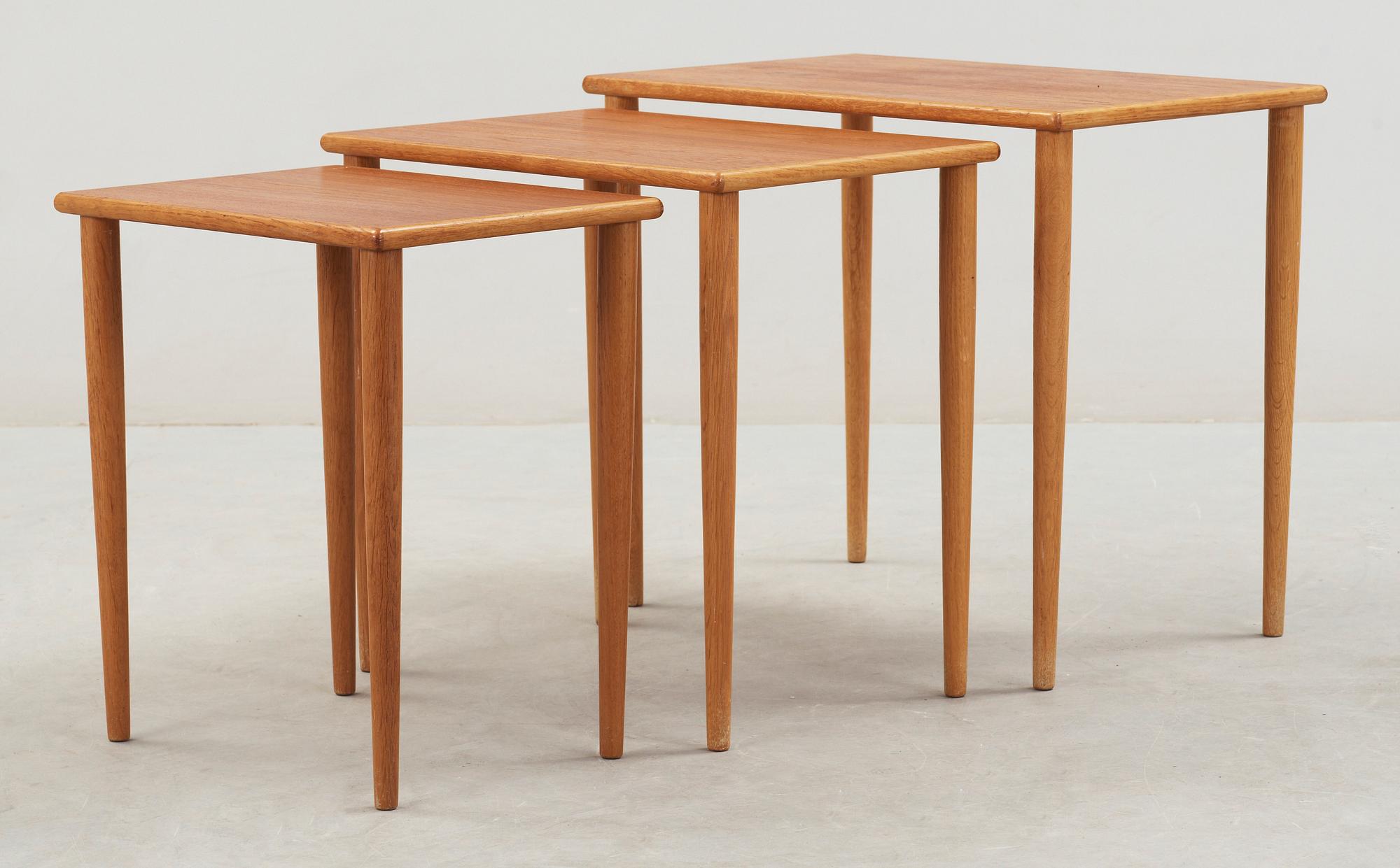 SATSBORD, 1950/60-tal.