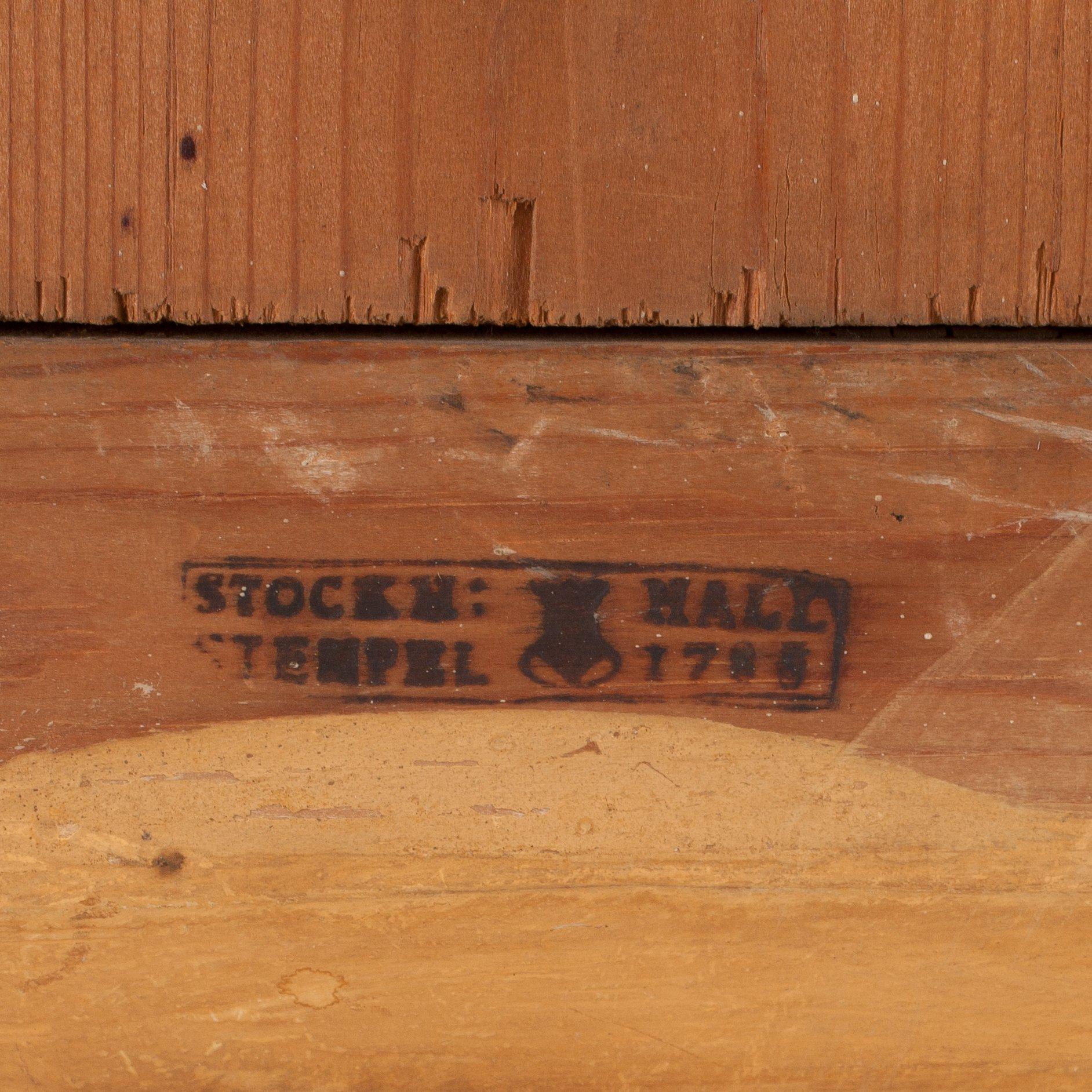 A Gustavian mirror by J. Åkerblad.