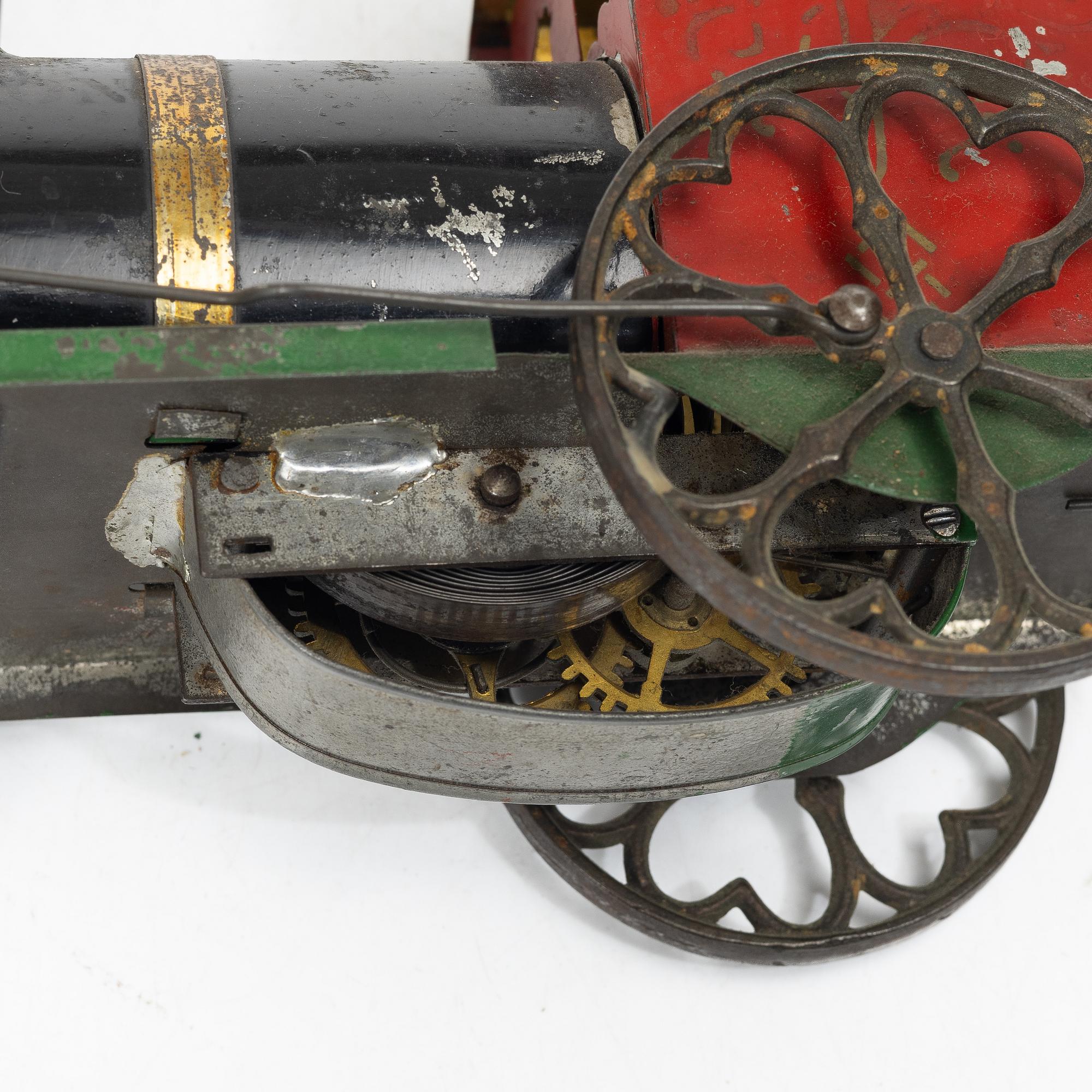 Locomotive, known as a Floortrain, USA, latter half of the 19th century.
