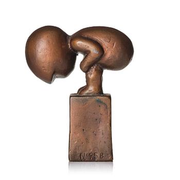49A. Lisa Larson, skulptur, "Myran", brons, Scandia Present, ca 1978, ed. 758/999.