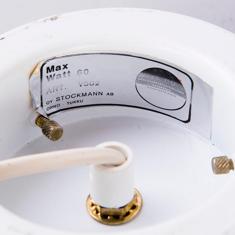 VALAISIN, lasia ja maalattua metallia, Orno Stockmann, 1900-luvun loppu.