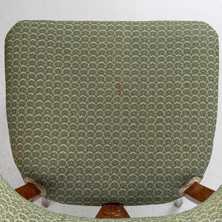 Eugen Höglund, chairs 4 pcs, Vetlanda, 1930s/40s.