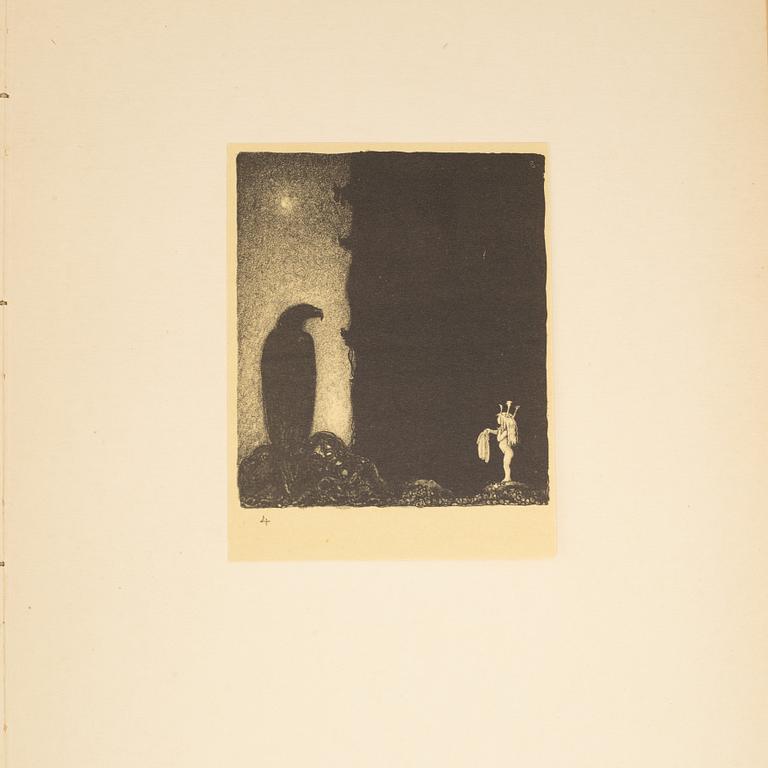 John Bauer, "Troll", svit om tio litografier, , Ernst Bauers Förlag Göteborg, A. Börtzells, 1915.