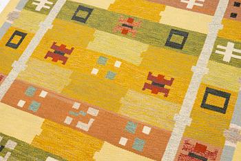 Agda Österberg, a carpet, flat weave, c. 315 x 180 cm, signed.