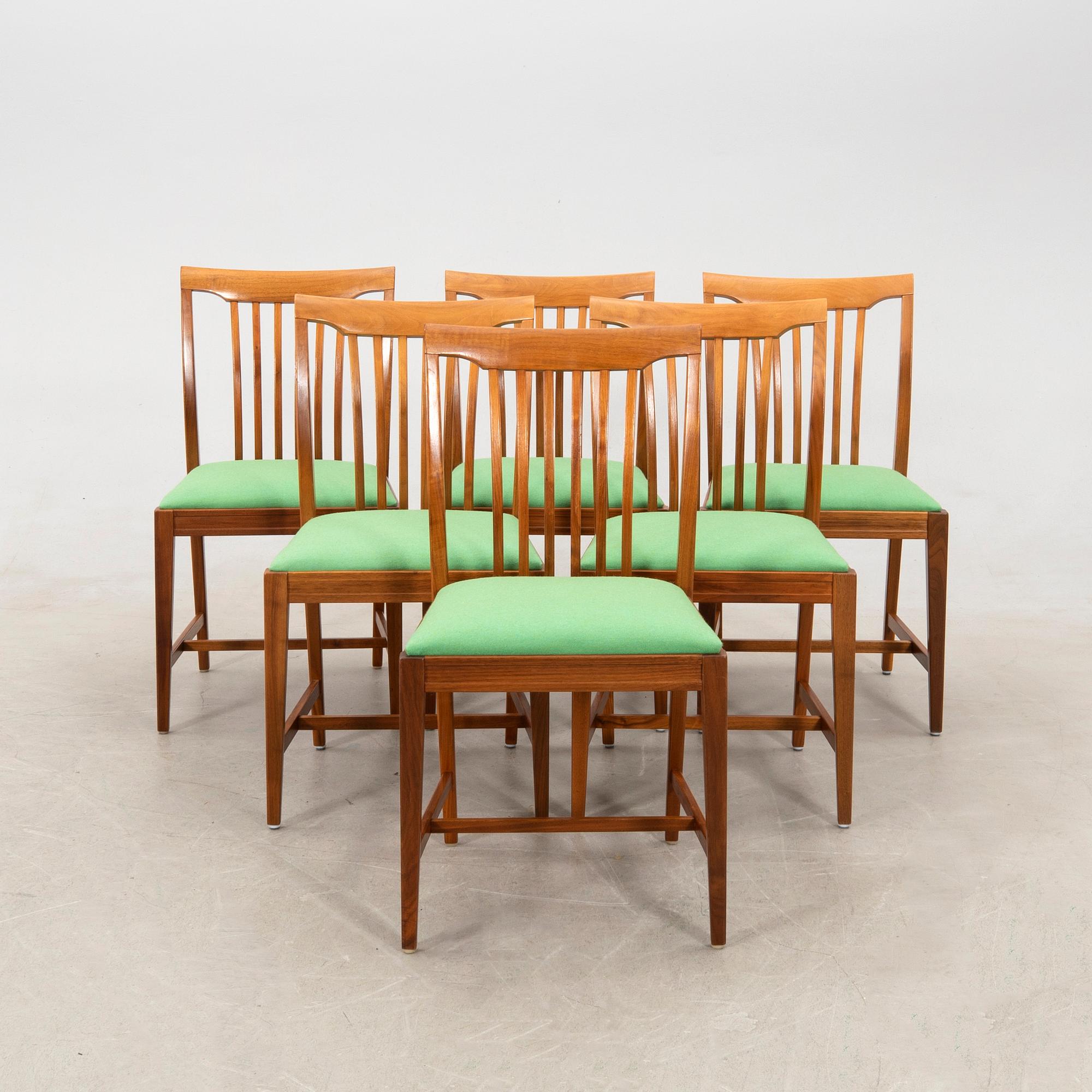 Svante Skogh, chairs 6 pcs "Vindö", Balders Snickeri Vaggeryd, second half of the 20th century.