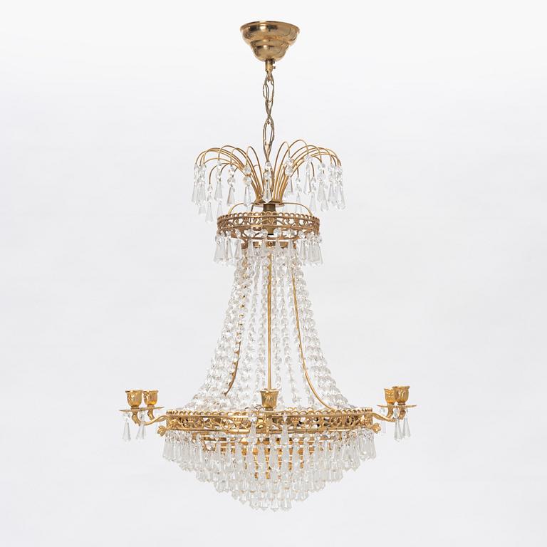 Chandelier, late 20th century.