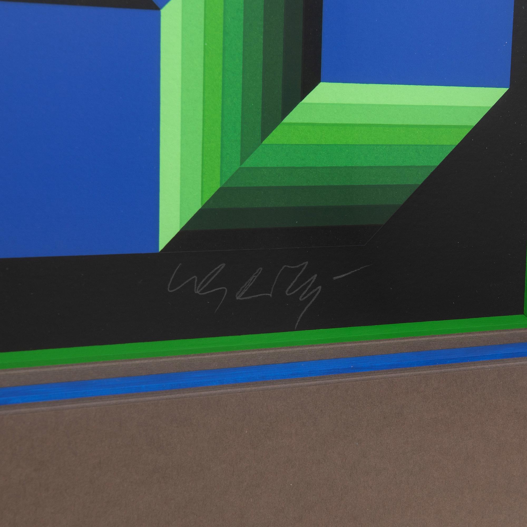 Victor Vasarely, "Malom petit".