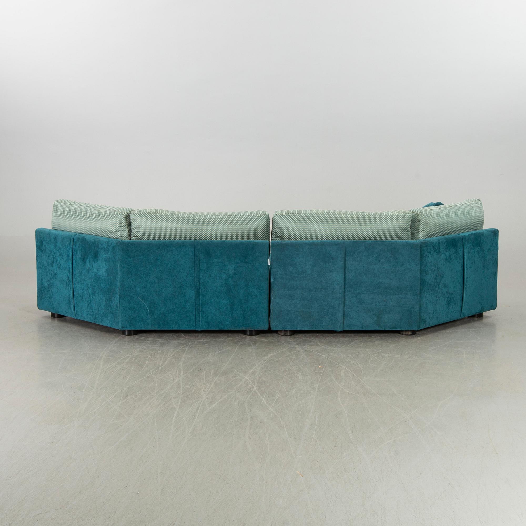 A SET OF 2 1980's FRIGHETTO SOFAS, ITALY.