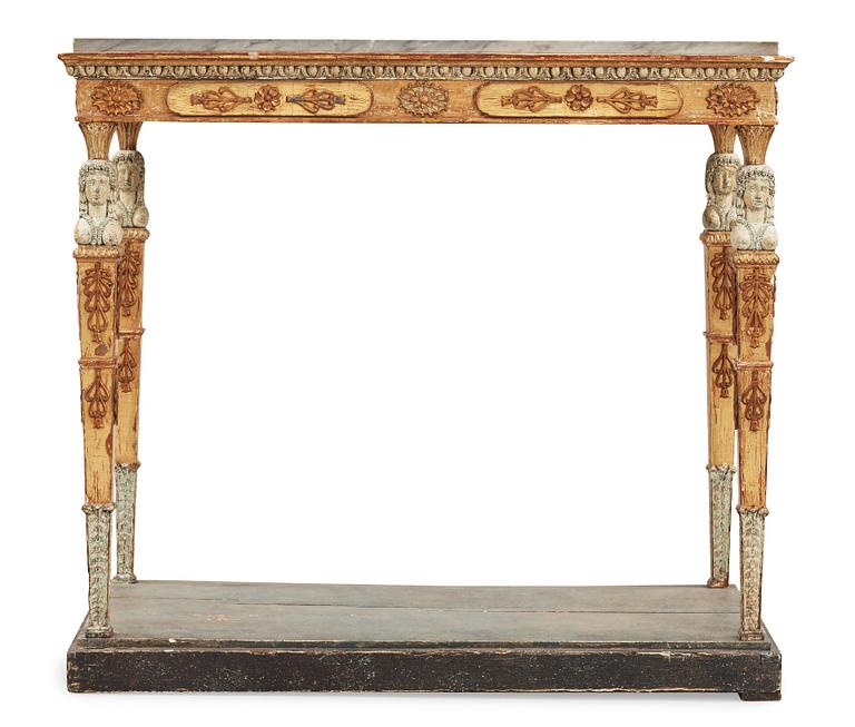 KONSOLBORD. Sengustavianskt stockholmsarbete, omkring år 1800.
