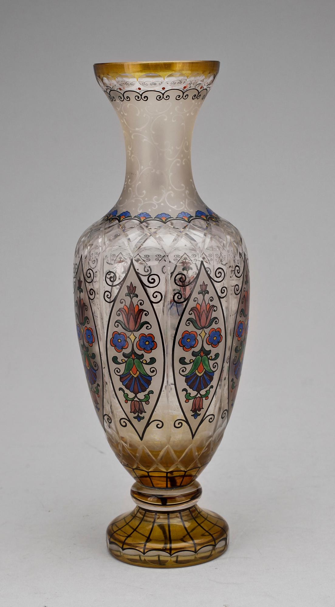 VAS, glas, trol Frankrike, 1800-tal.