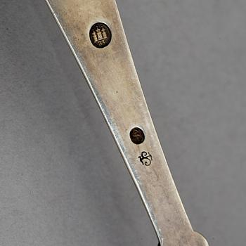 PARTI SILVER, 44 delar, bland annat MGAB, Lidköping, 1959-1967. Total vikt 1152 g.