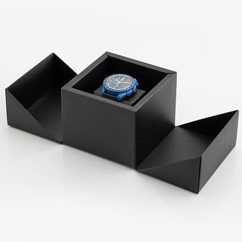 Swatch/Omega, MoonSwatch, Mission to Neptune, kronograf, armbandsur, 42 mm.