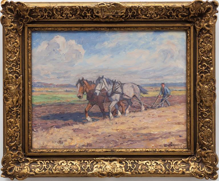 Alexander Langlet, Spring Ploughing.