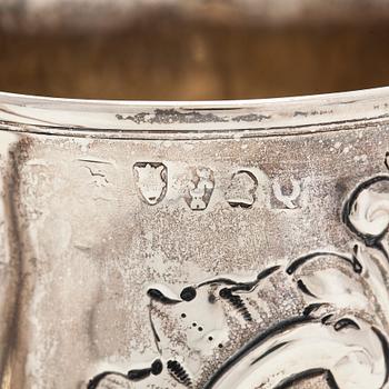 Dorothy Langlands, mugg, sterlingsilver, Newcastle, England 1806/1807.