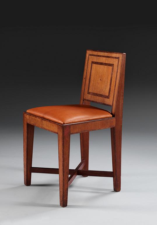 An Axel-Einar Hjorth birch chair 'Grand' by NK 1929.