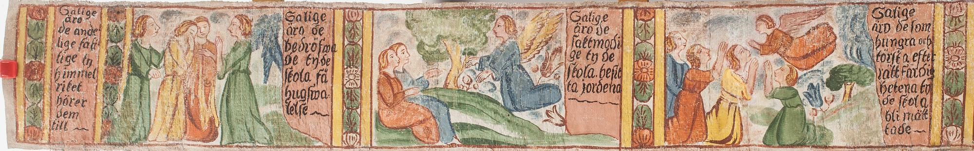 BONADSMÅLNING, troligen Sydsverige, 1700/1800-tal.