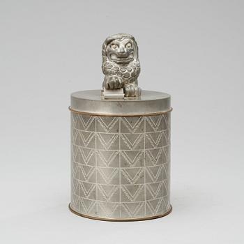 An Anna Petrus pewter jar, Svenskt Tenn, Stockholm 1936.