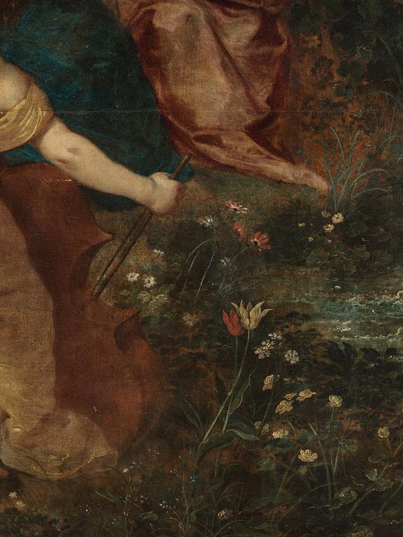 Hendrick van Balen och Jan Brueghel den äldre, tillskriven. Minerva besöker de nio muserna.