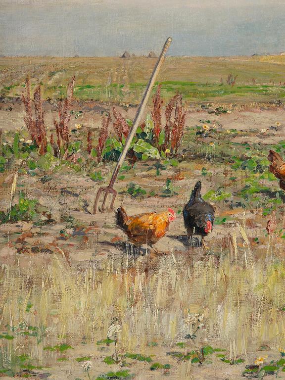 Johan Krouthén, "Höns i trädgårdslandet".