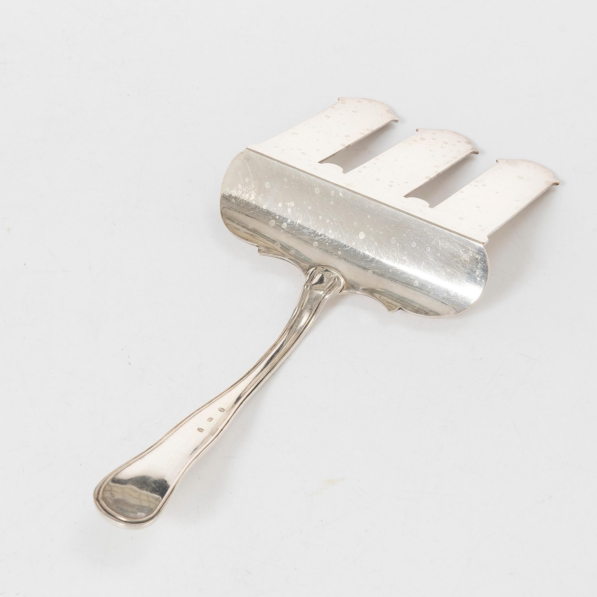 Silver, 9 pieces, Sweden and Denmark, 19th-20th century.