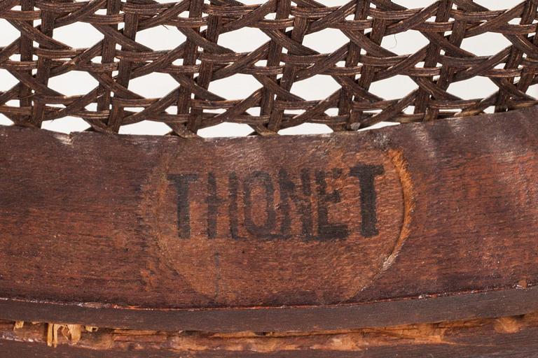 STOLAR, 6 st, Thonet, 1900-talets första hälft, brännmärkta.