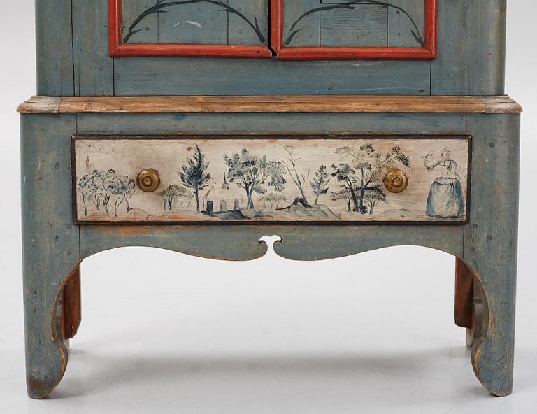 Skåp, allmoge, Jämtland, daterat 1778.