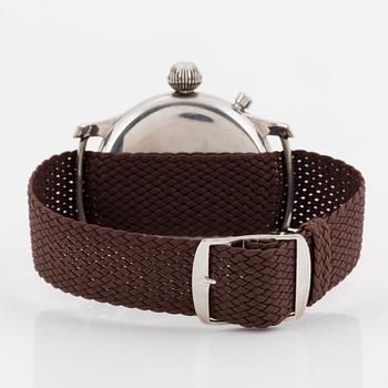 Longines, single button flyback-chronograph, "Oversized".