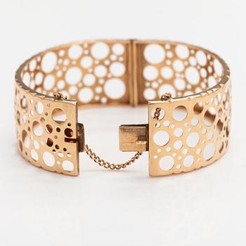 Liisa Vitali, Armband "Pitsi", 14K guld. Westerback, Helsingfors 1972.